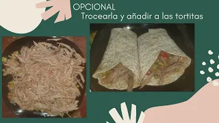 Carne mechada (Receta en olla de cocción lenta)🍖🌮