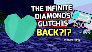 THE INFINITE DIAMONDS GLITCH IS BACK IN ROYALE HIGH? | Royale High 2023