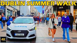 SATURDAY IN DUBLIN CITY IRELAND SUMMER 4K WALKING TOUR AUGUST 2023
