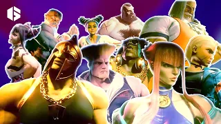 Street Fighter 6 Walkout (Pre-Versus) Screen - All Characters So Far