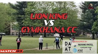 Lion King Vs Gymkhana CC | Match 03 | NJSBCL DIVISION 1 | Thrilling Last-Over Showdown!