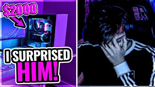 I Surprised My Editor With a NEW $2,000 PC!! (emotional)