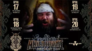 METAL ALLEGIANCE - 5th Anniversary Phoenix Show Max Cavalera Invite (OFFICIAL TRAILER)