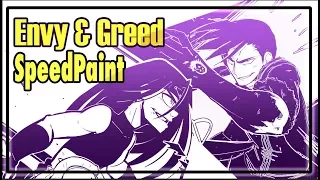 FMAB Speedpaint - Greed & Envy (Read Description for updates)