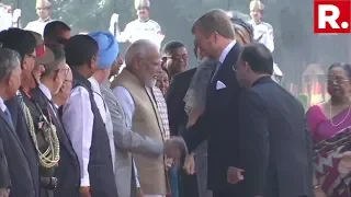 PM Modi & President Kovind Welcome Dutch King And Queen To India