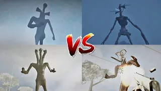 Siren Head vs Pipe Head vs Dragon Head vs Chainsaw Head | Comparation