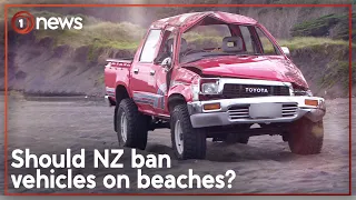 Calls to ban vehicles on beaches after fatal Auckland accident | 1News