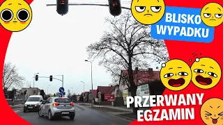 Egzamin na prawo jazdy przerwany w kilkadziesiąt sekund