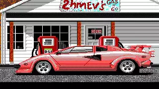 Test Drive 1 PC/DOS (1987) with ending