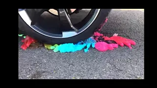 Experiment Car vs 5 Rainbow Water Balloons | Crushing Crunchy & Soft Things by Car | Home Page