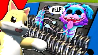 Forcing POPPY PLAYTIME to walk into a SHREDDER... (Gmod Sandbox)