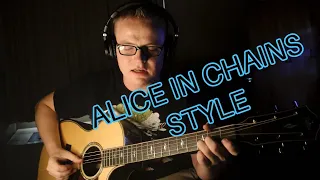 if Alice in Chains wrote "The Man Who Sold the World"