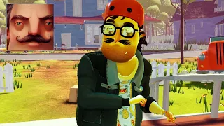 Hello Neighbor - My New Neighbor Hello Guest Quentin Player Act 2 Trampoline Gameplay Walkthrough