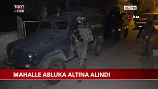 Adana'da 350 Polisin Katıldığı Dev Operasyon Düzenlendi