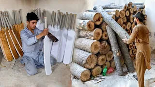 Amazing Process of Making Quality Cricket Bat | Factory Mass Production Process