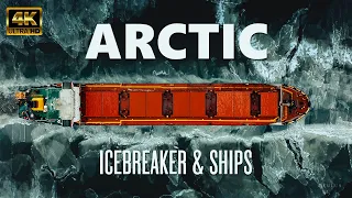 Epic Arctic Icebreaker and Ships Cinematic Video