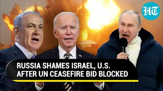 'Inhumane Israeli...': Russia Rips Netanyahu, Biden After U.S. Vetoes UN Gaza Ceasefire Resolution