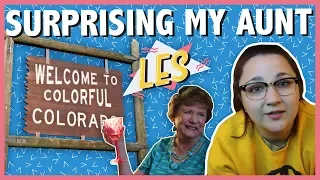 Surprising My Aunt for her 80th Birthday - Les & Jill