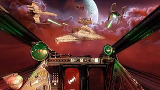 Hijacking a Star Destroyer in VR - Star Wars: Squadrons Cinematic Gameplay