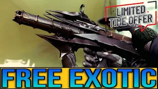 BUNGIE Just Made These Exotics FREE for EVERYONE! Get These FREE Exotics NOW!!! [Destiny 2]
