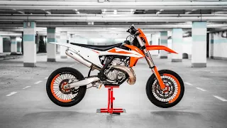 TEST KTM 250 2stroke Supermoto PureSound