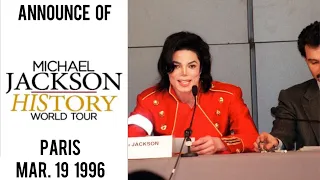 Michael Jackson - Kingdom Entertainment press conference in Paris (March 19, 1996)