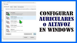 🎧🔈 Cómo CONFIGURAR los Auriculares o Altavoces correctamente en WINDOWS || Tutorial + TIPS