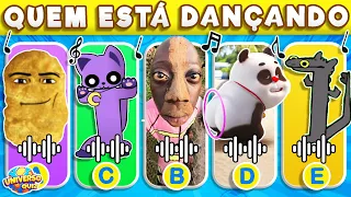 Adivinhe quem está DANÇANDO 🎵 Memes pela Dancinha | Banguela, Tenge, Catnap, Bamboo Panda, Gegagedi