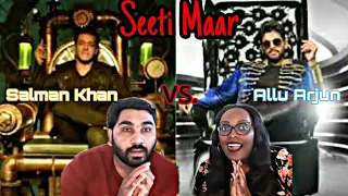 Seeti Maar | Salman Khan VS Allu Arjun | American Reaction