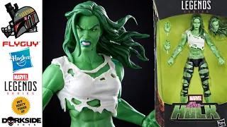 FLYGUYtoys Hasbro Marvel Legends Fan Channel Exclusive She Hulk 6 Inch Toy Action Figure Review