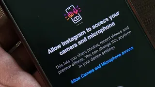 Allow instagram to access your camera and microphone | Instagram camera not opening problem fix