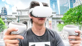 Metaverse Virtual Reality in Public Prank!