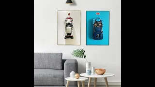 Wall Mount Display for LEGO® Technic Cars (Customer Pictures)