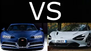 Bugatti Chiron VS McLaren 720S