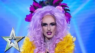 Drag Queen Robyn Diamonds brings sass to the stage with Abba tribute | Ireland's Got Talent 2019