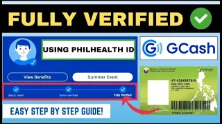 HOW TO FULLY VERIFY GCASH ACCOUNT USING PHILHEALTH ID UPDATED 2024 | HR LEAH G.