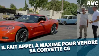 Il fait appel à Maxime pour vendre sa Corvette C6