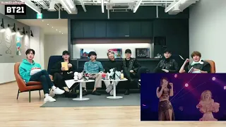 BTS reaction- BLACKPINK So Hot