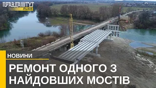 Міст через річку Стрий: будівництво переправи у Жидачеві триває