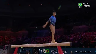 MUNDIAL DE GINÁSTICA 2022 – Carolyne Pedro se apresenta na trave (final por equipes)