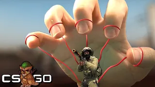 Playing Competitive CS:GO With Just One Hand (because i broke my wrist)