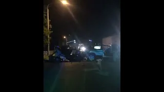 В сеть выложили видео жуткой аварии с фурой на Ставрополье
