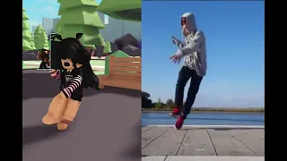 Roblox Vs Real life dance (Elephant - ignite)