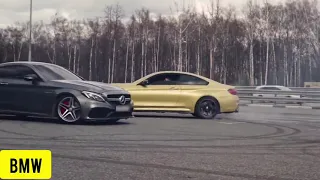 BMW M4 F82  _ Mercedes-AMG C63 _ Drift Compilation 😍🔥😍🤩