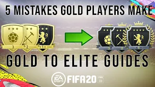 Top 5 Mistakes Gold Players Make FutChampions/Weekend League (TUTORIAL) - FIFA 20