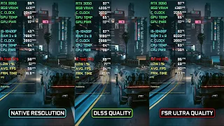 NATIVE vs DLSS vs FSR | Test in 5 Games at 1080p | Side By Side Comparison