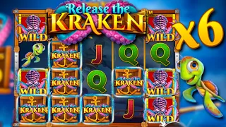 x523 + x465 win / Release the Kraken big wins & free spins compilation! #9