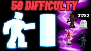 How I Beat FNAF World On 50 Difficulty (This video sucks don't watch)