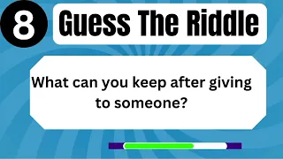 Can You Guess The Riddle ? | Guess The Riddle ? | General Knowledge | Quiz | You Can't Solve This