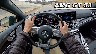 Driving The Mercedes-AMG GT 53 - Supercharged, Turbocharged, Hybrid (POV Binaural Audio)